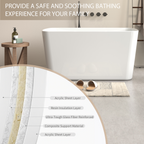 Luxury Square Japanese Soaking Tub