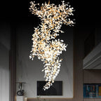 Large Ginkgo Leaf Chandelier