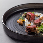 ALANIZ DX Series Handcrafted Fleur de Sel Straight-Sided Plate