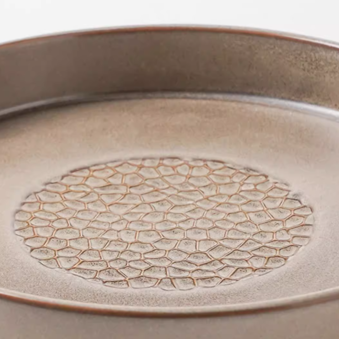 ALANIZ YIN Series Woodgrain Flat Plate