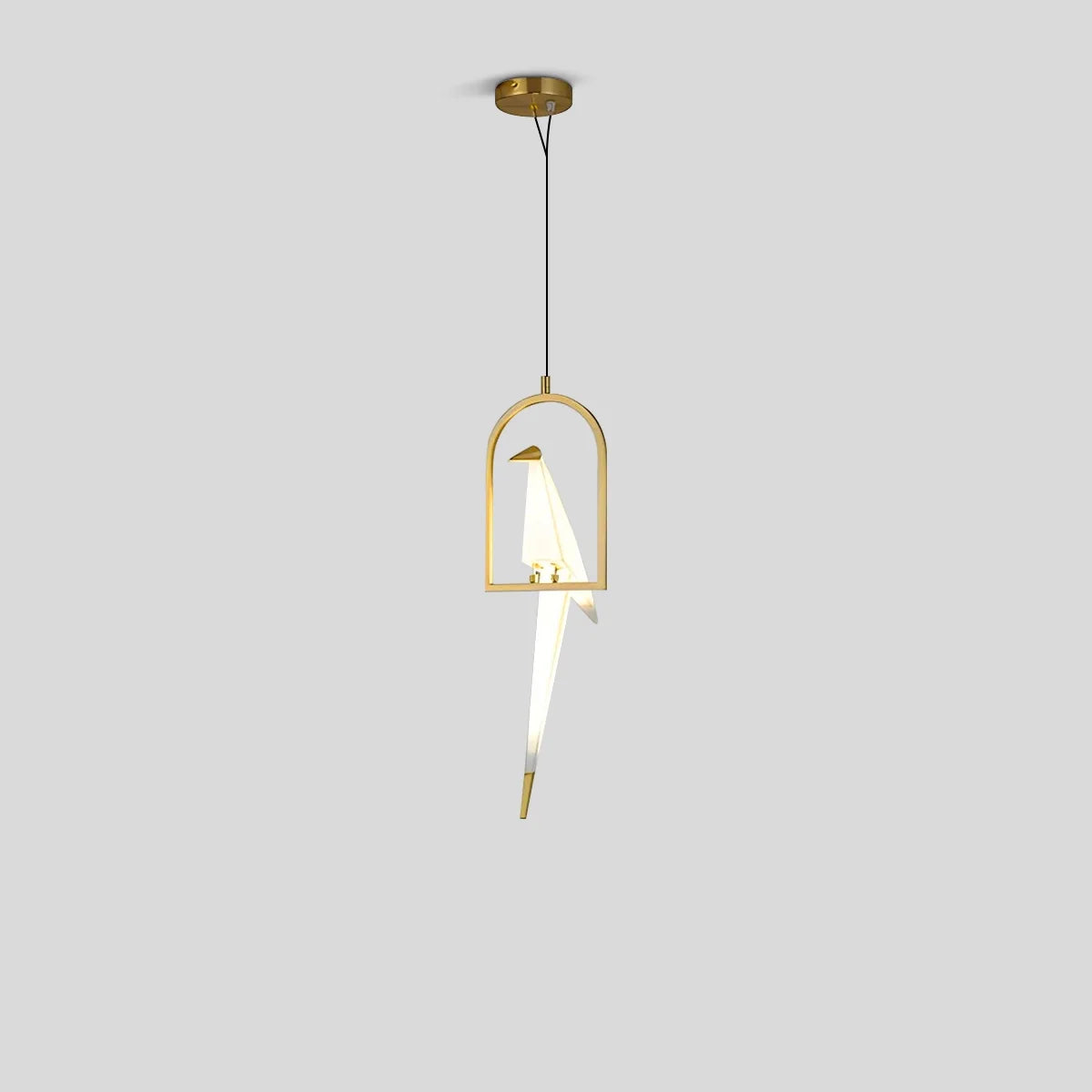 Paper Crane Bird Chandelier for Dining Room