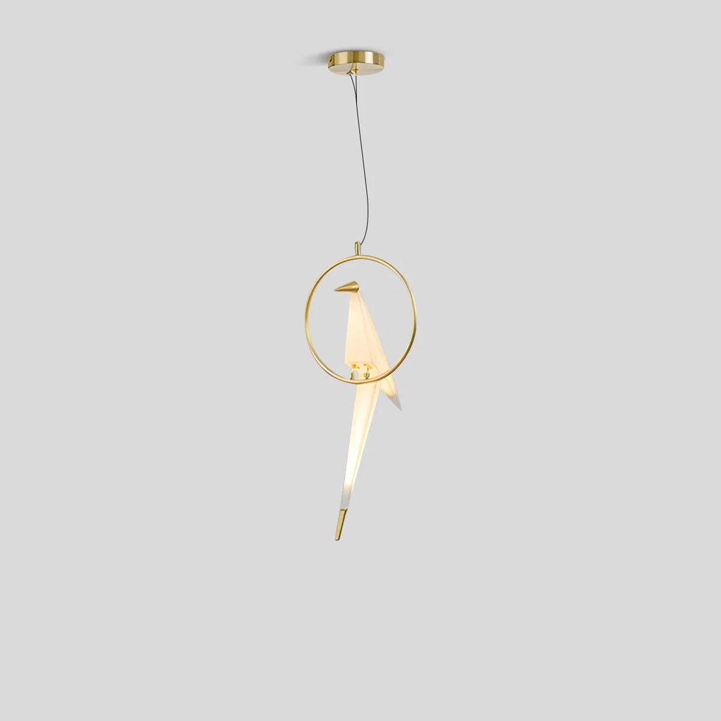 Paper Crane Bird Chandelier for Dining Room