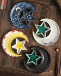 Fukutora Ware Star & Moon Plate