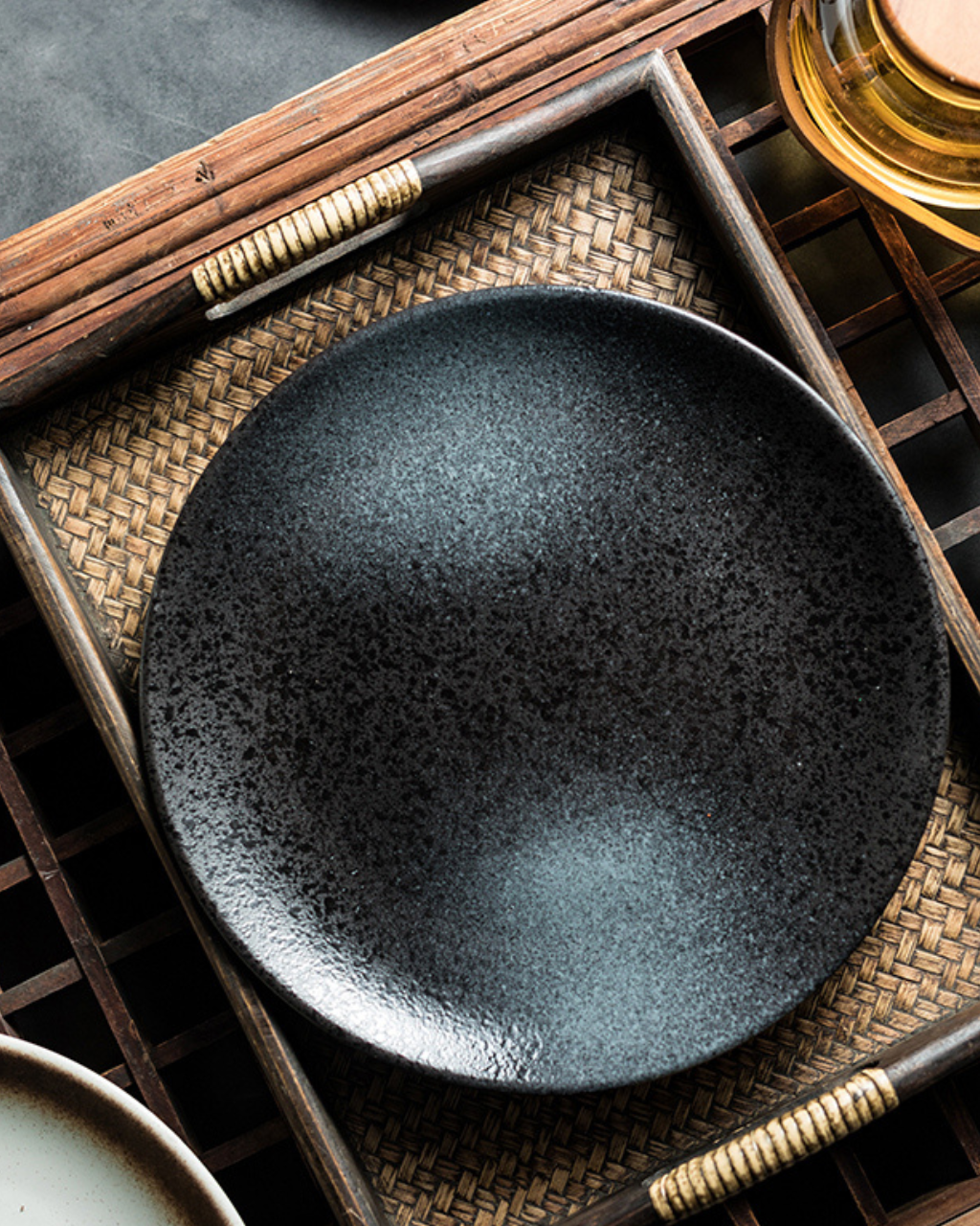 Neo Toji Vintage Underglaze Flat Plate