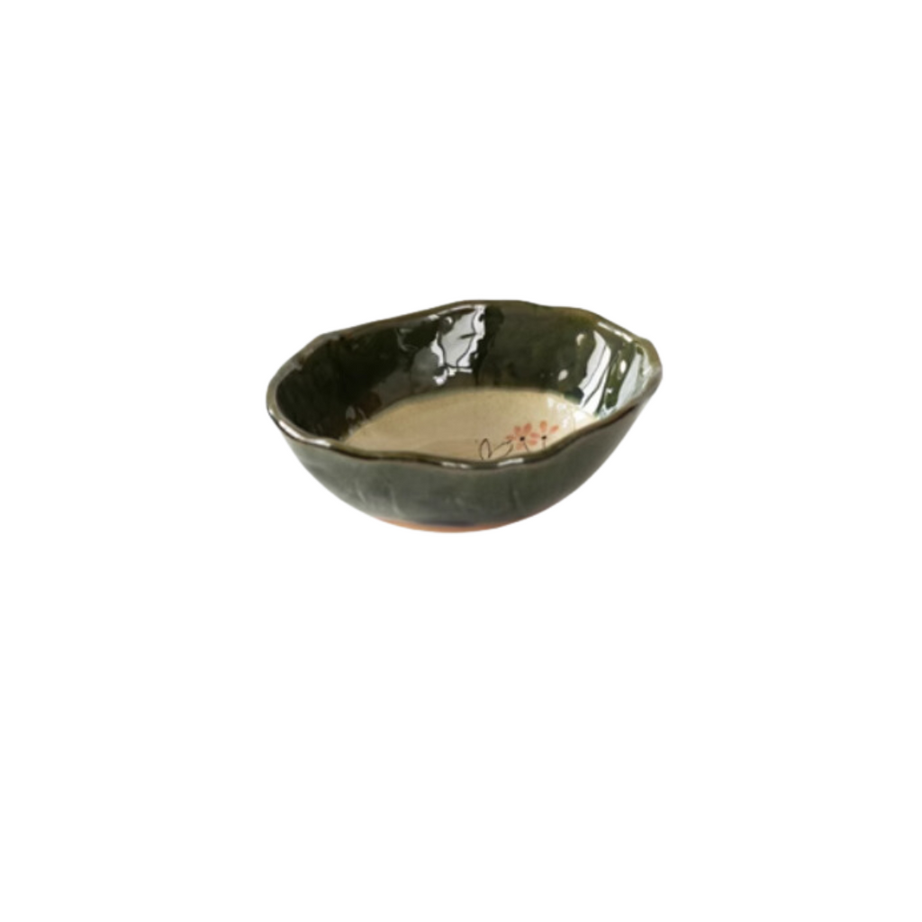 Seto Ware Hand-Painted Cute Rabbit Snack Bowl