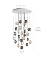 Minimalist Lens Chandelier