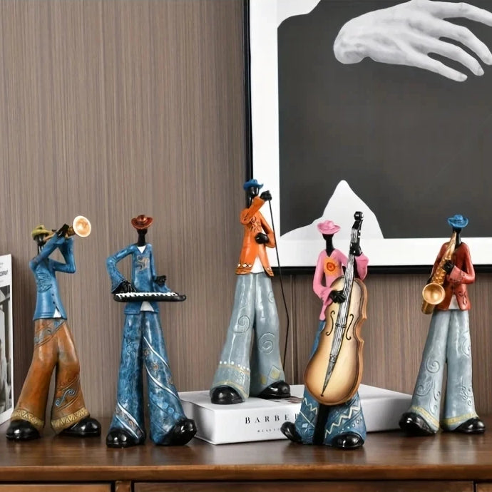 Retro Jazz Band Decor