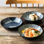 Mino Ware Classic Dyed Octagonal Plate Set