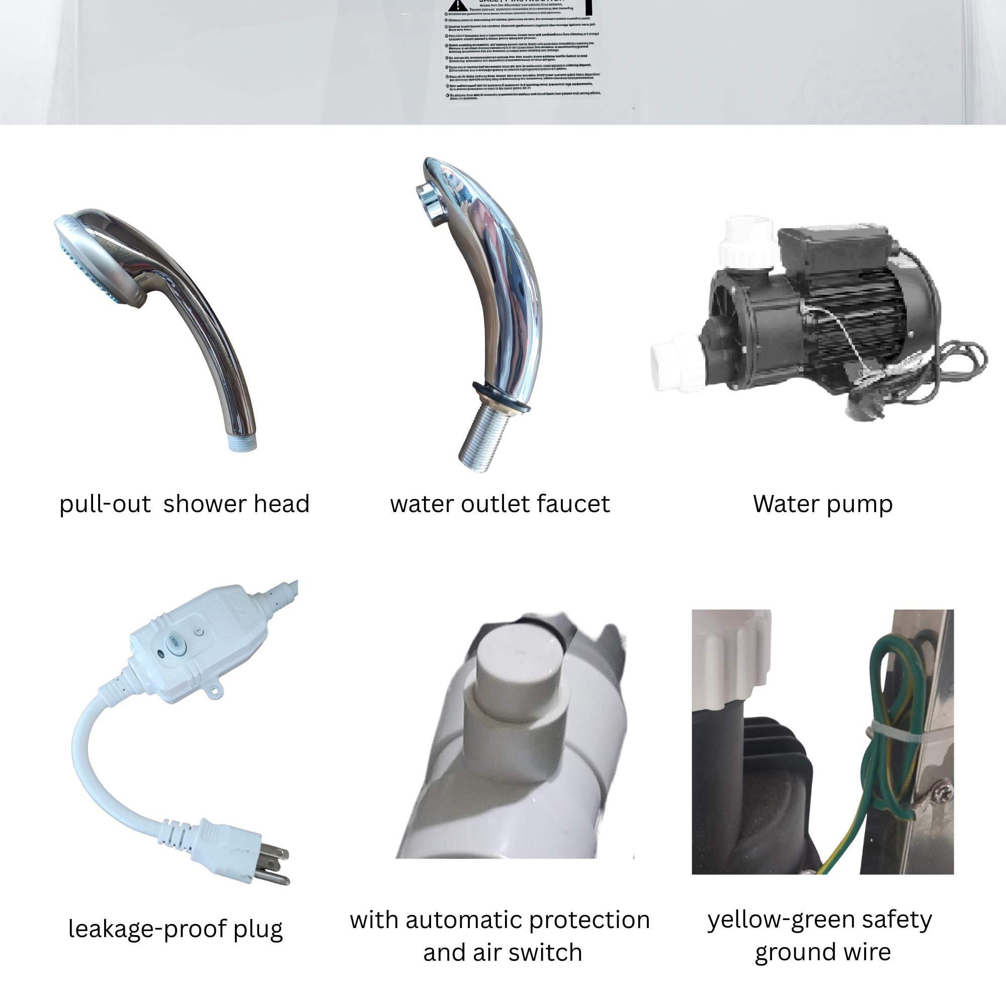 Luxury 2-Person Whirlpool Massage Tub