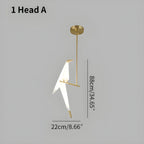 Paper Crane Bird Chandelier for Dining Room