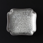 Hasami Ware Toyotsu Handcrafted Gold and Silver Decorated Dessert Plate Gift Set