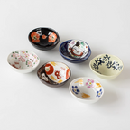 Seto Ware Yudachi Kiln Sakura Rabbit Ceramic Dipping Plate Gift Set