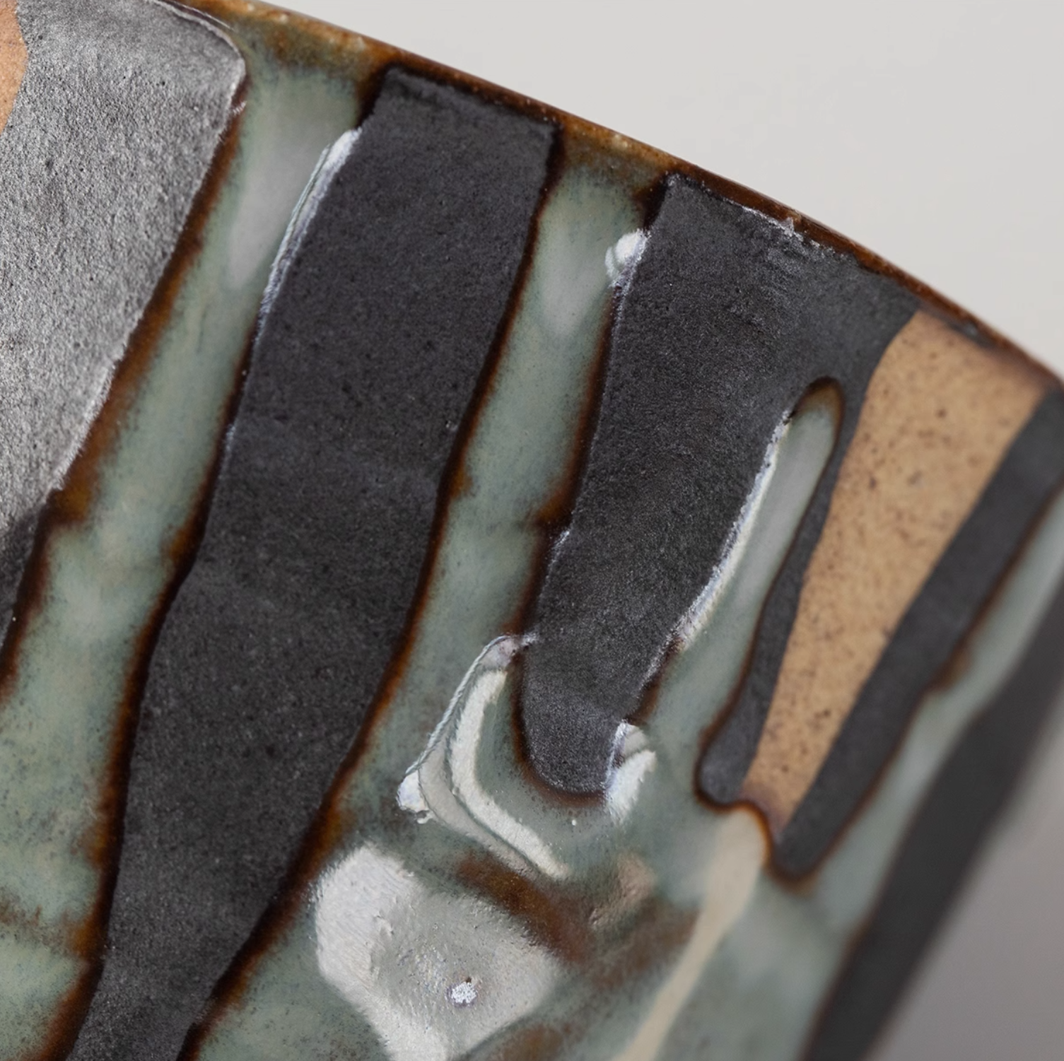 Mino Ware Rustic Ryuun Tokusa Coffee Cup