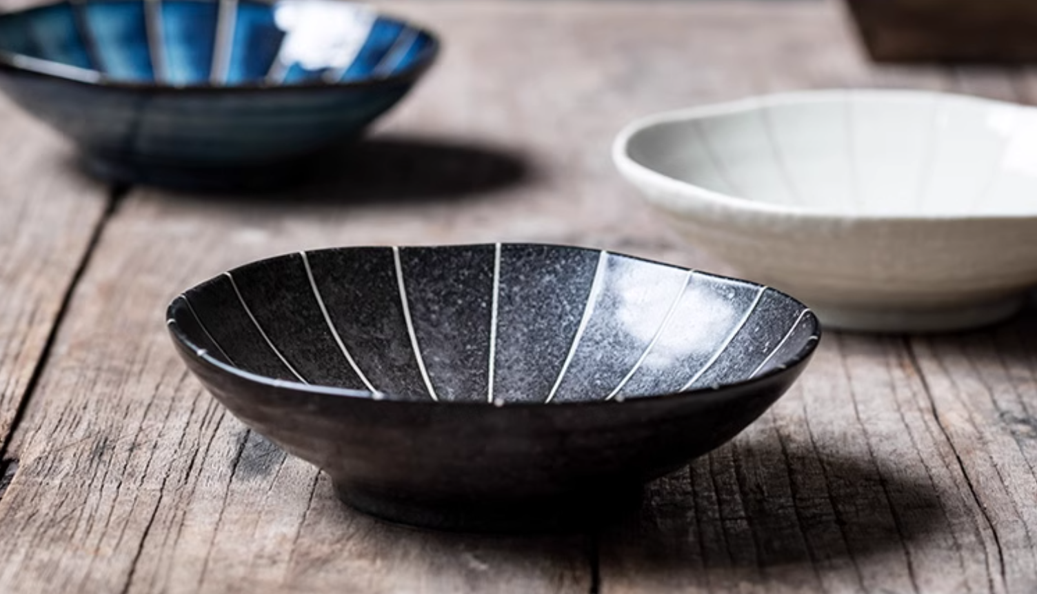 Mino Ware Underglaze Tokusa Plate