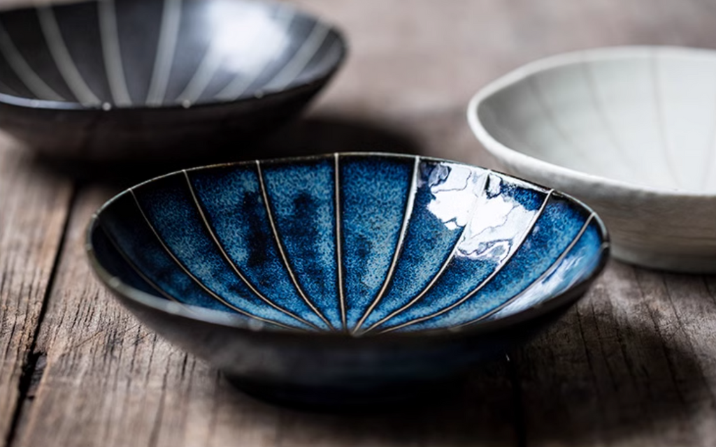 Mino Ware Underglaze Tokusa Plate