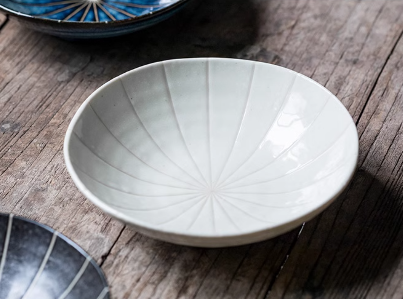 Mino Ware Underglaze Tokusa Plate