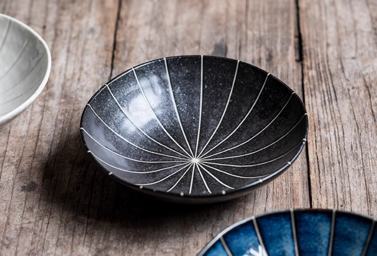 Mino Ware Underglaze Tokusa Plate