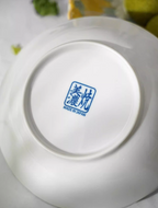 Mino Ware Hibiscus Flower Series Plate Gift Set