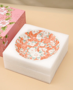 Mino Ware Hibiscus Flower Series Plate Gift Set