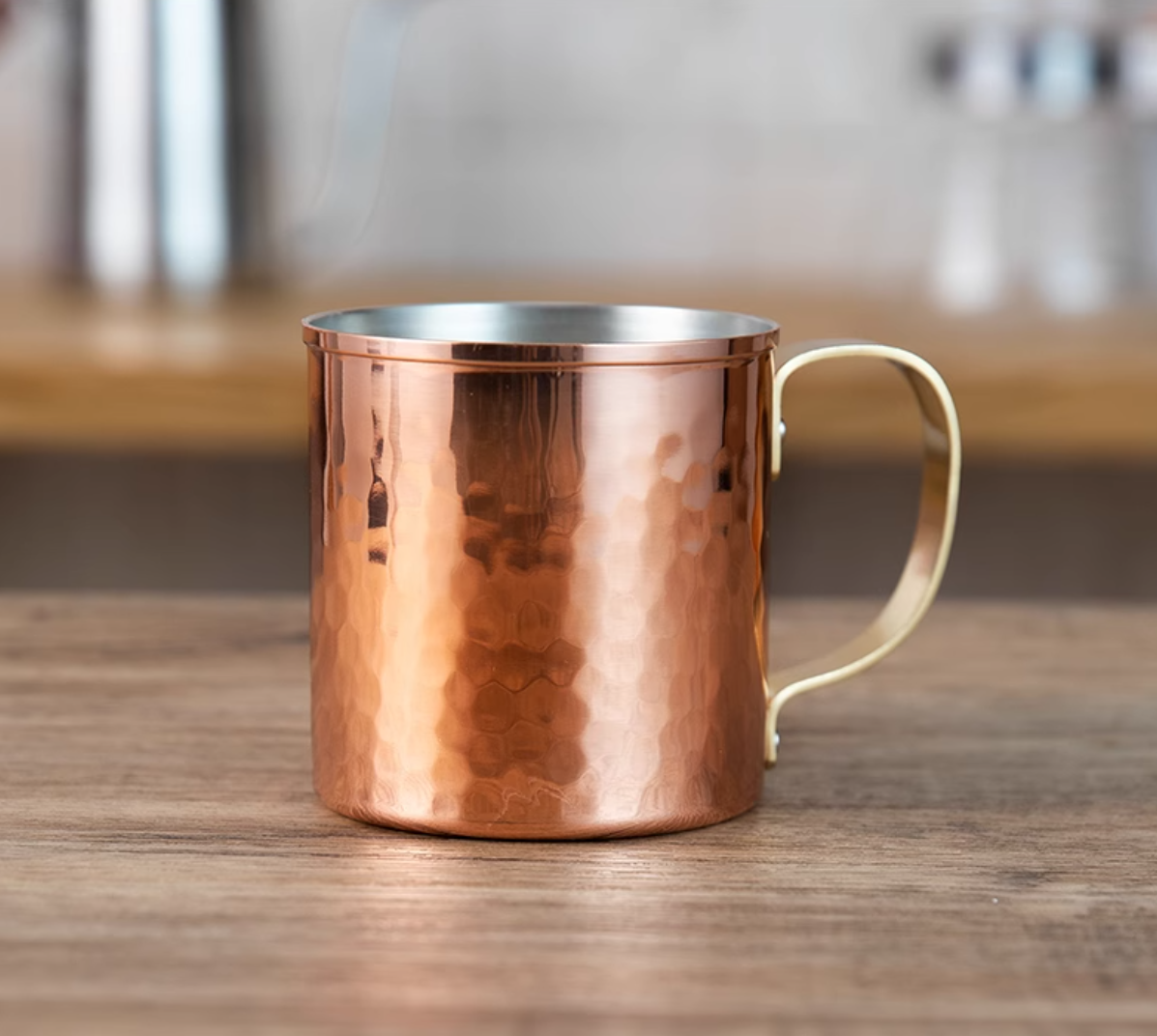 Shimoyama Copper Hammered Pattern Coffee Mug