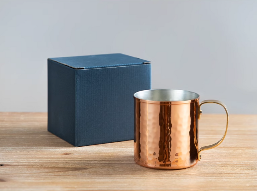 Shimoyama Copper Hammered Pattern Coffee Mug