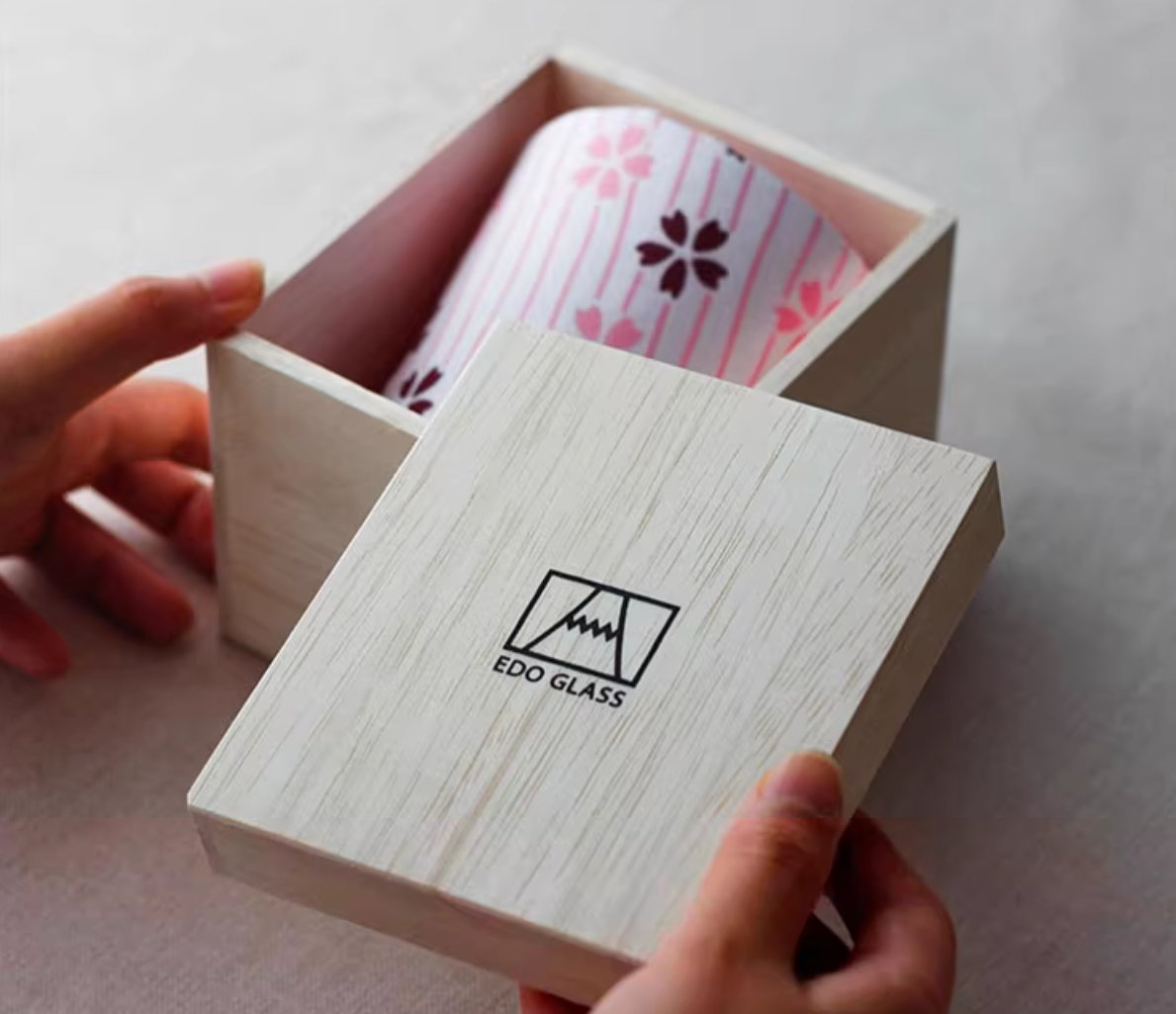 Tajima Glass Mount Fuji Whiskey Glass