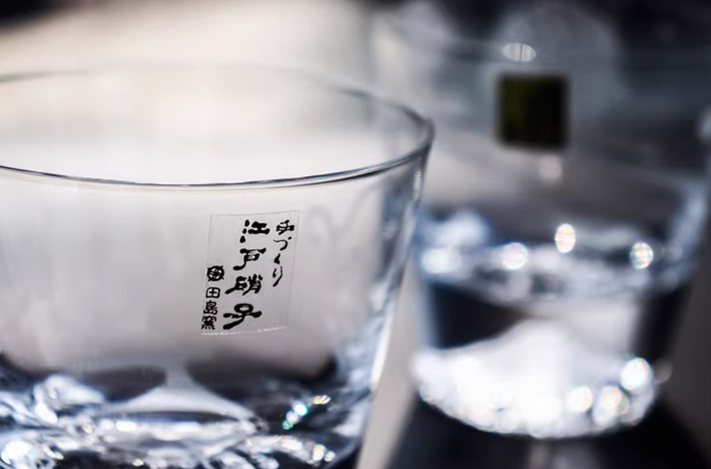 Tajima Glass Mount Fuji Whiskey Glass