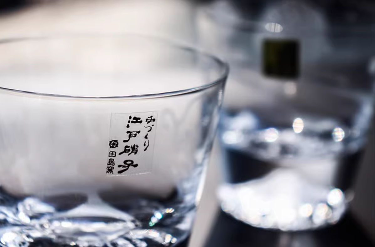 Tajima Glass Mount Fuji Whiskey Glass