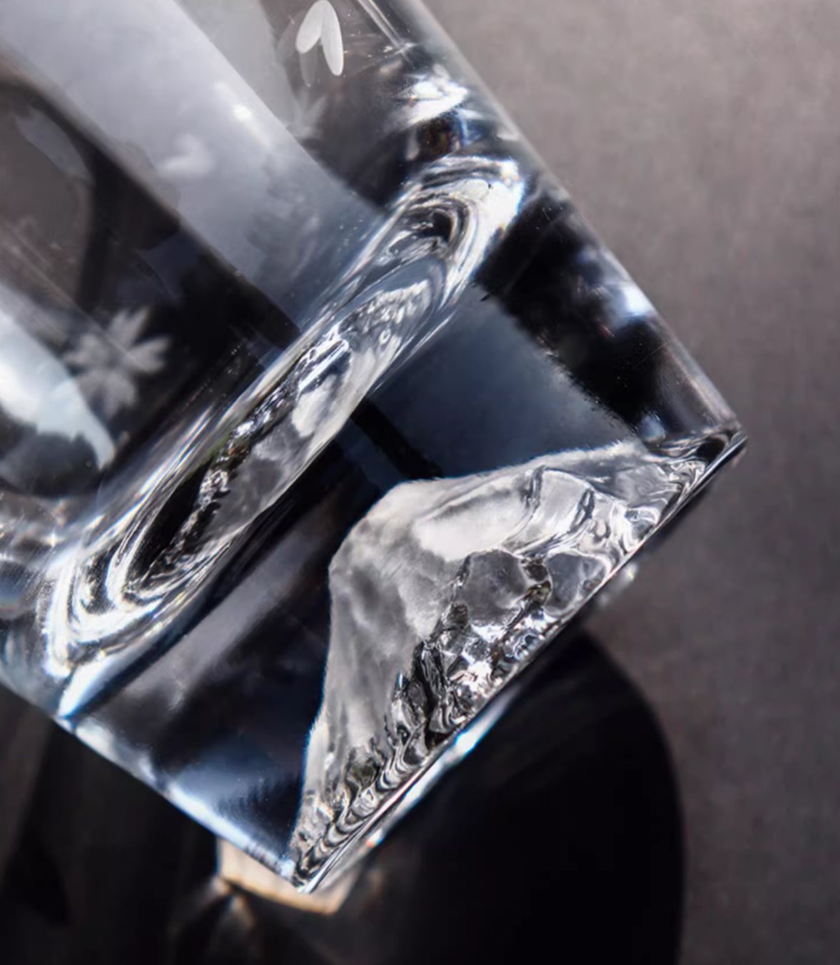 Tajima Glass Mount Fuji Whiskey Glass