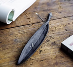 Nambu Tekki Cast Iron Incense Holder – Rock & Leaf Design