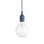 Black / None E27 Pendant Light OPEN BOX
