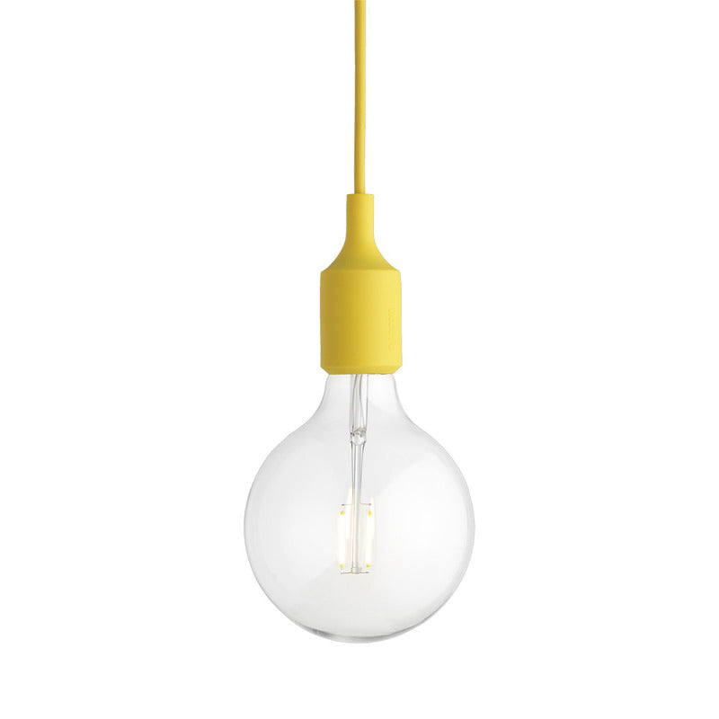 Black / None E27 Pendant Light OPEN BOX