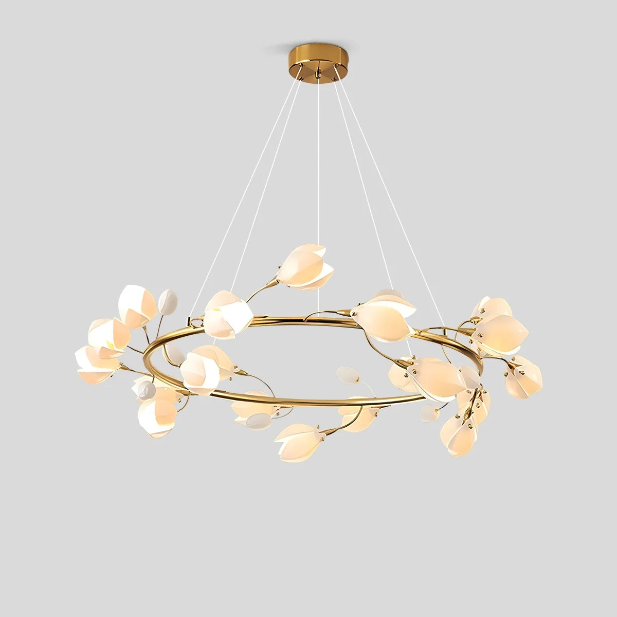 Ceramics Magnolia Chandelier