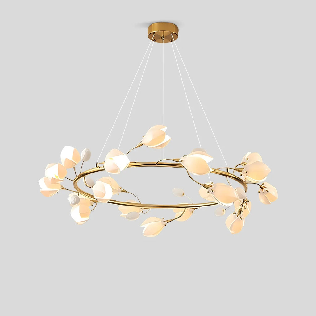 Ceramics Magnolia Chandelier