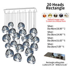 Large Lava Chandelier Customization