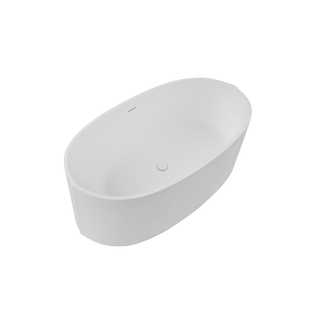 Luxury 65" Matte White Bathtub