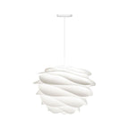 White / White Cord and Plug / Medium: 18.9 in diameter Carmina Pendant Light OPEN BOX