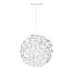 White Hardwired with Canopy / Small: 17.7 in diameter Lora Pendant Light OPEN BOX