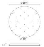 A-Tube Nano Multi-Light Round Pendant Light