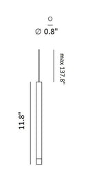 A-Tube Nano Multi-Light Round Pendant Light