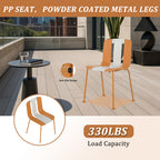 Holiday 4-Pack Modern Striped Chairs