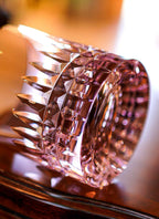 Edo Kiriko Hand-Cut Spearhead Glass