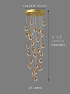 Bronze Gourd Chandelier