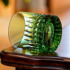 Edo Kiriko Hand-Cut Spearhead Glass