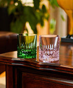 Edo Kiriko Hand-Cut Spearhead Glass