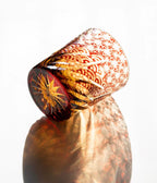 Edo Kiriko Hand-Carved Wave Pattern Whiskey Glass