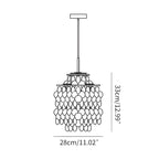 Round Shell Chandelier for Bedroom Living Room