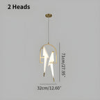 Paper Crane Bird Chandelier for Dining Room