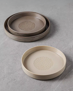 ALANIZ YIN Series Woodgrain Flat Plate