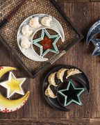 Fukutora Ware Star & Moon Plate